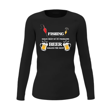 Fishing Solves All My Problem Women Long Sleeve Shirt